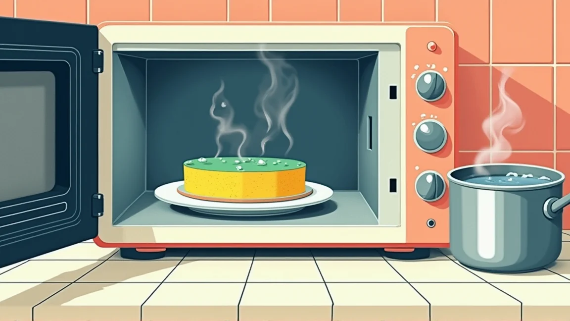 「濡らしたスポンジを2分チンすると菌の99%が死ぬ」——真似して火事を出す人が続出した理由