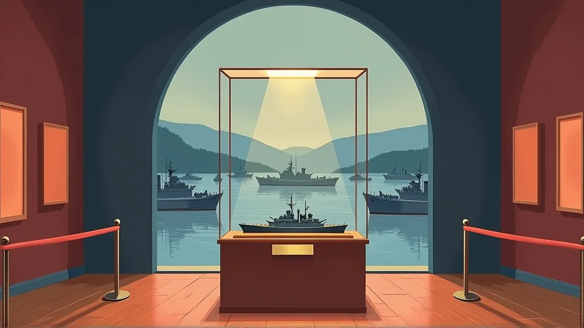 「1950年に撃沈された巡洋艦」が1972年にスクラップとして売られていた——平壌の博物館の展示と記録が食い違う話
